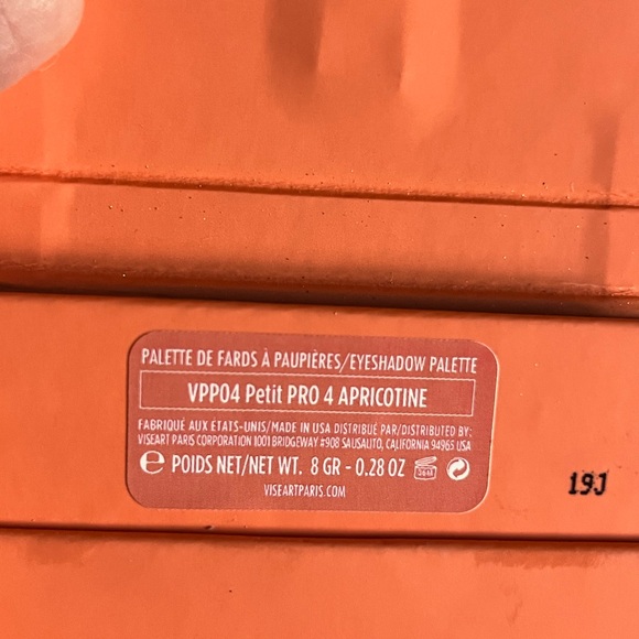 Viseart Apricotine eyeshadow palette with box. Perfect for autumn. - Picture 8 of 8